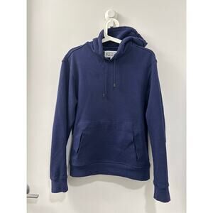 Rare Maison Margiela Navy Hoodie 46 Made in Italy